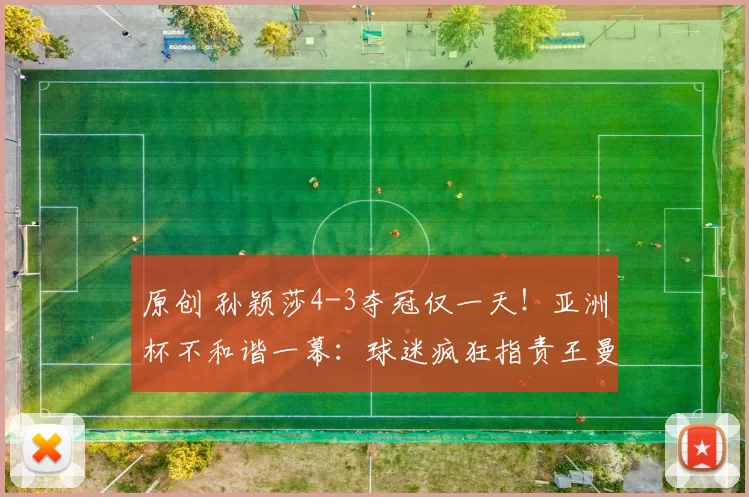 原创 孙颖莎4-3夺冠仅一天！亚洲杯不和谐一幕：球迷疯狂指责王曼昱